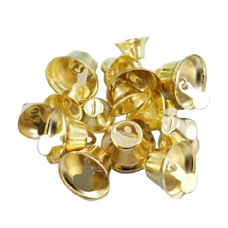 

Christmas Bells Golden Metal Decorative Bells Christmas Pendant Tree Hanging Holiday Decorations 10PCS1
