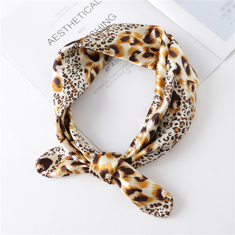 

Scarves Summer Lady Hair Silk Scarf Female Shawl Square Bag Fashion Foulard Print Head Wraps For Women Bandana Neckerchief
