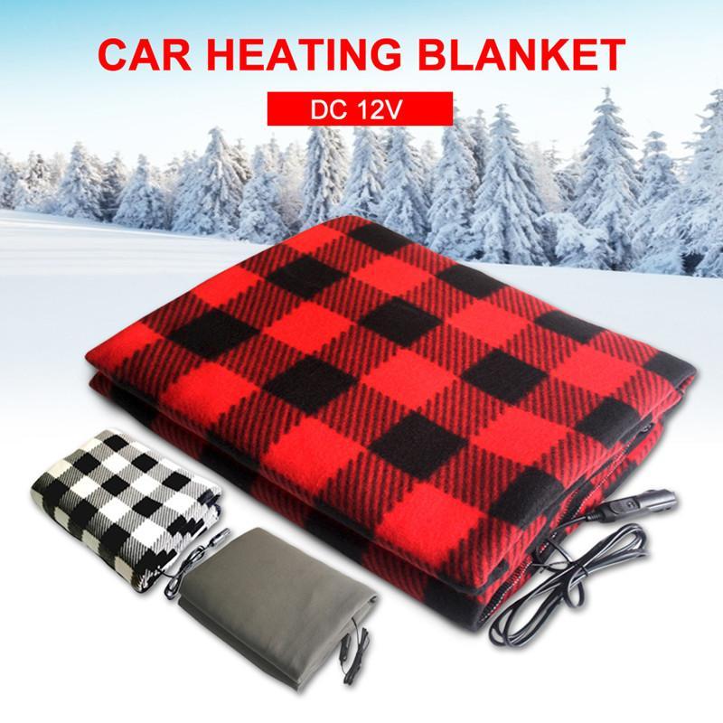 

110*150cm 12V Car Heating Blanket Lattice Energy Saving Warm Autumn Winter Car Electric Blanket Automotive Heating1