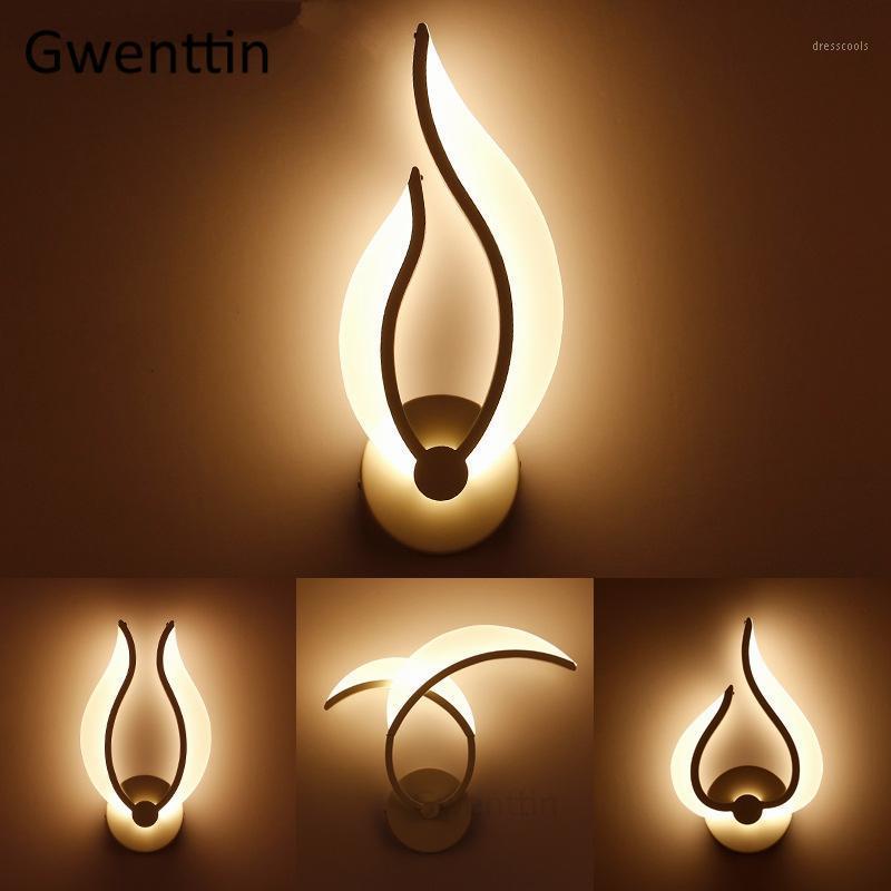 

Modern Acrylic LED Wall Lamps Nordic Mirror Lights Wall Sconce Light Fixtures for Home Bathroom Bedroom Living Room Stair Lamp1