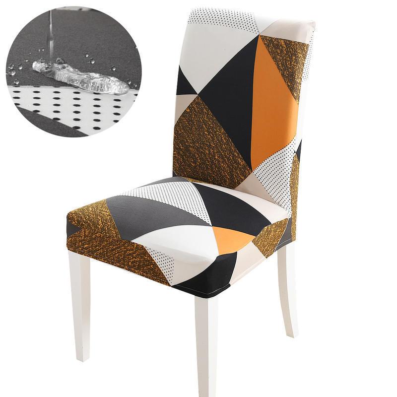 

Waterproof Chair Cover Banqueting Covers for Chairs for Kitchen Stretched Chair Covers Spandex Elastic Cover