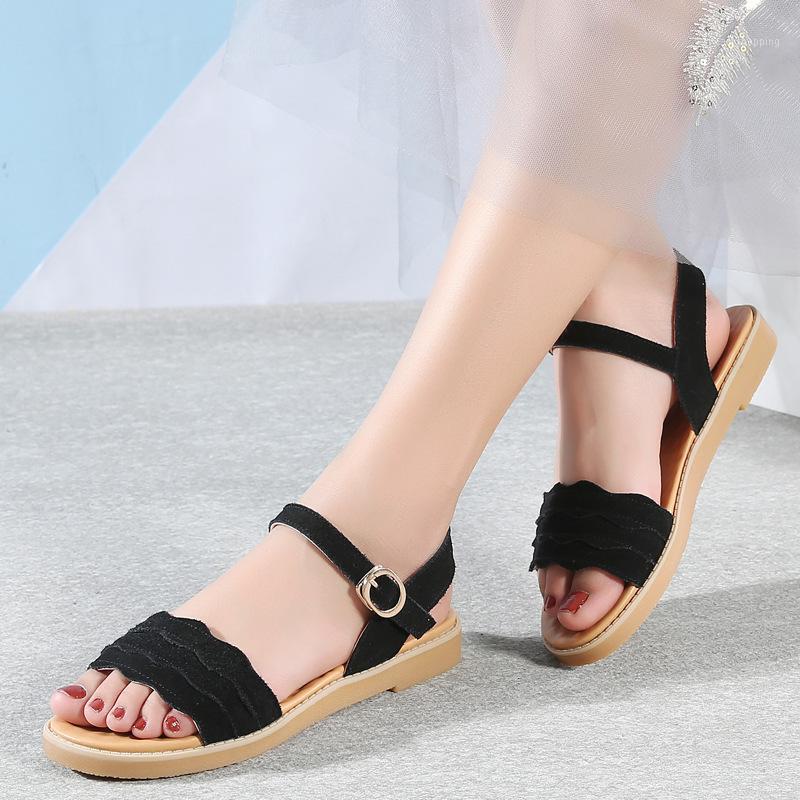 

2020 New Women Summer Sandals Women Shoes Bohemia Gladiator Beach Flat Casual Sandals Light Ladies Slip On Sandalias1, Khaki