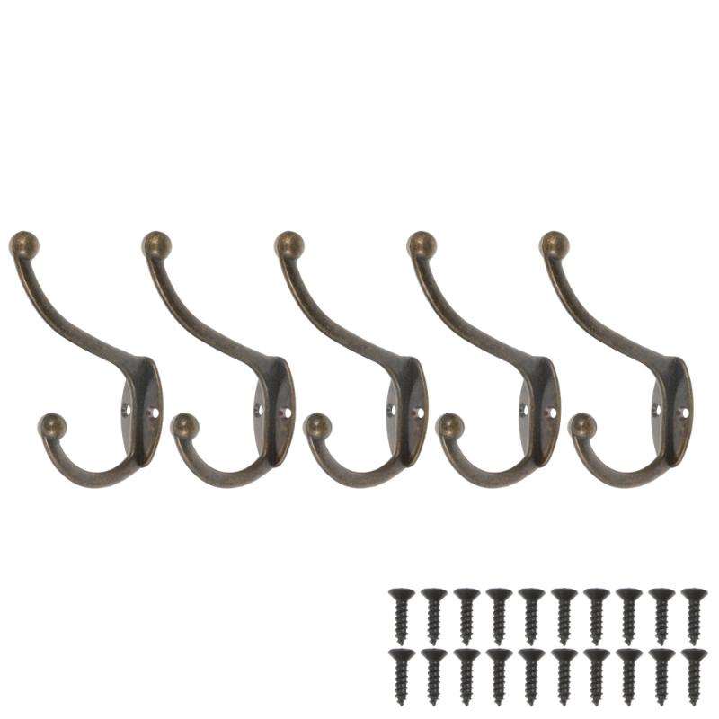 

5pcs Household Clothing Hooks Hanging Hooks Bathroom Creative