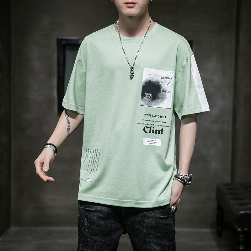 

2021 Men Hip Hop t Shirt Japanese Harajuku T-shirt Streetwear Summer Tops Tees Cotton Tshirt Oversized Hiphop 4wrx, Black