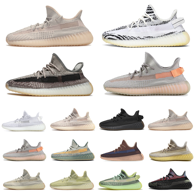 

2020 kanye west zyon men women running shoes Static Reflective asriel israfil Frozen desert sage yecheil bred mens trainers sports sneakers, 36-48 synth reflective