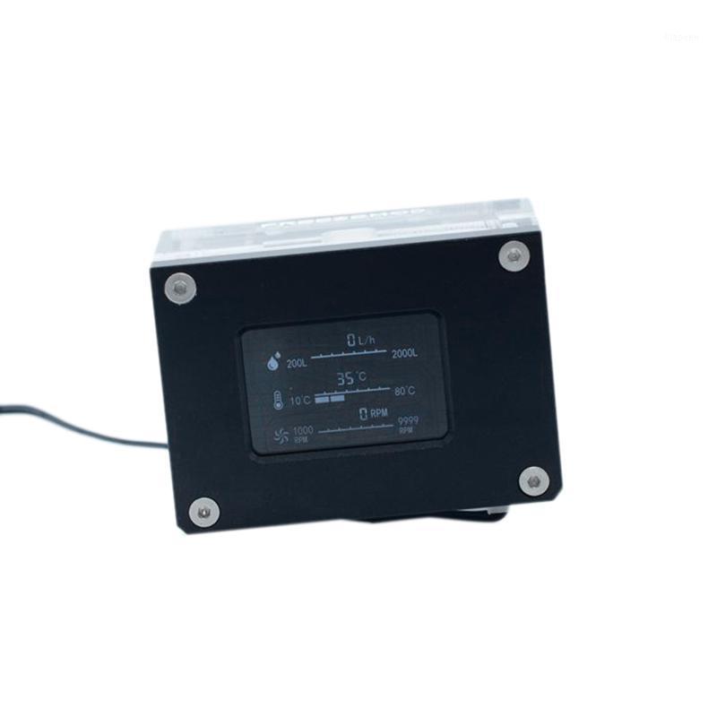 

FREEZEMOD LSJ-ZN PC Water Cooler ligent Computer Flow Speed LCD Temperature Detection Water Cooler Flow Meter1