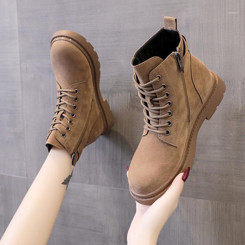 

Women's Mid Calf Boots Female Shoes Flat Heel Round Toe Low Ladies Mid-Calf Rubber Rock Black Autumn Slip-On Mid-Calf Cow1