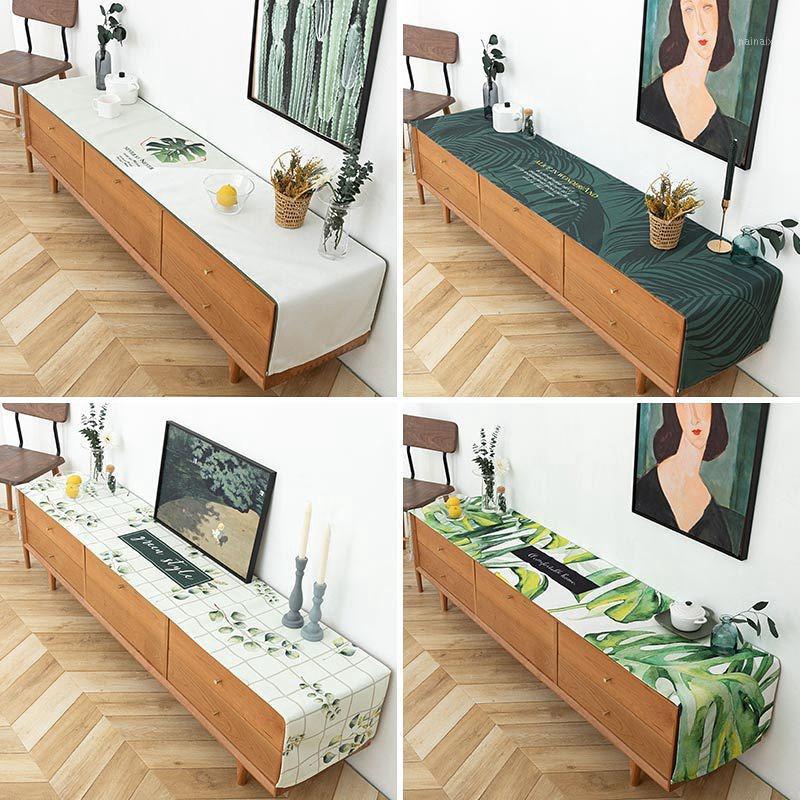 

2020 Rectangle Tablecloth Dustproof Table Cover Table Cloth TV Cabinet Cover Tablecloth Decoracao Para Casa Manteles Home Decor1, A tablecloth