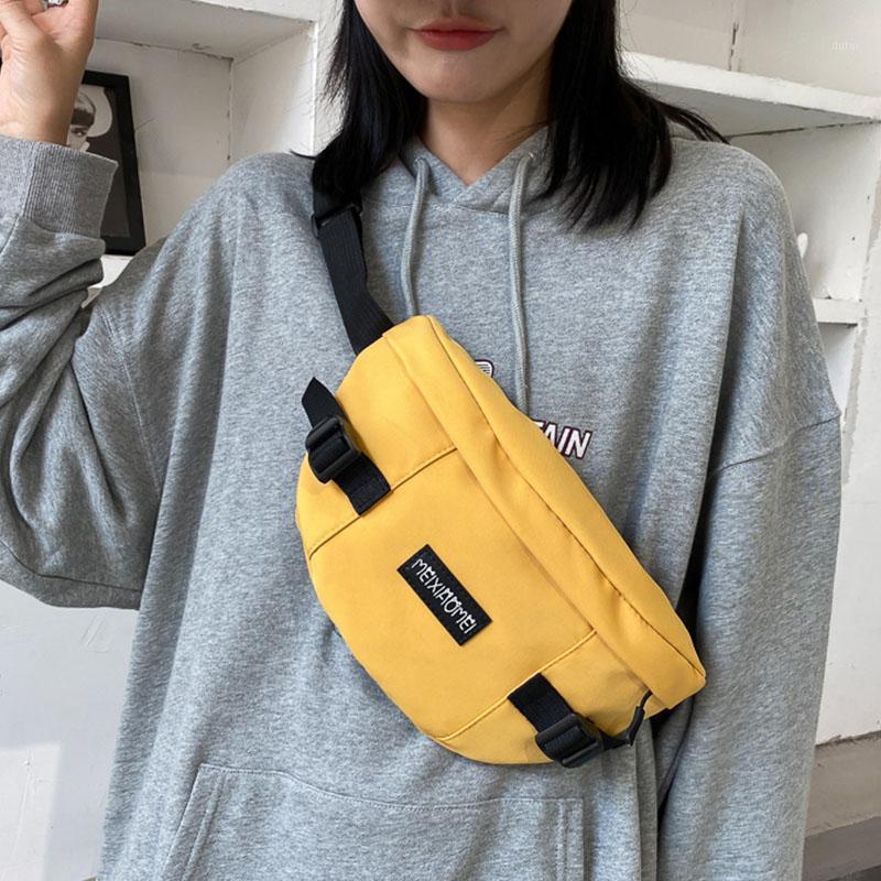 

Harajuku Crossbody Fanny pack Phone Pack Street style Unisex Waist Belt Bag Casual Hip hop Chest Bag Women Waist Hip1, Sky blue