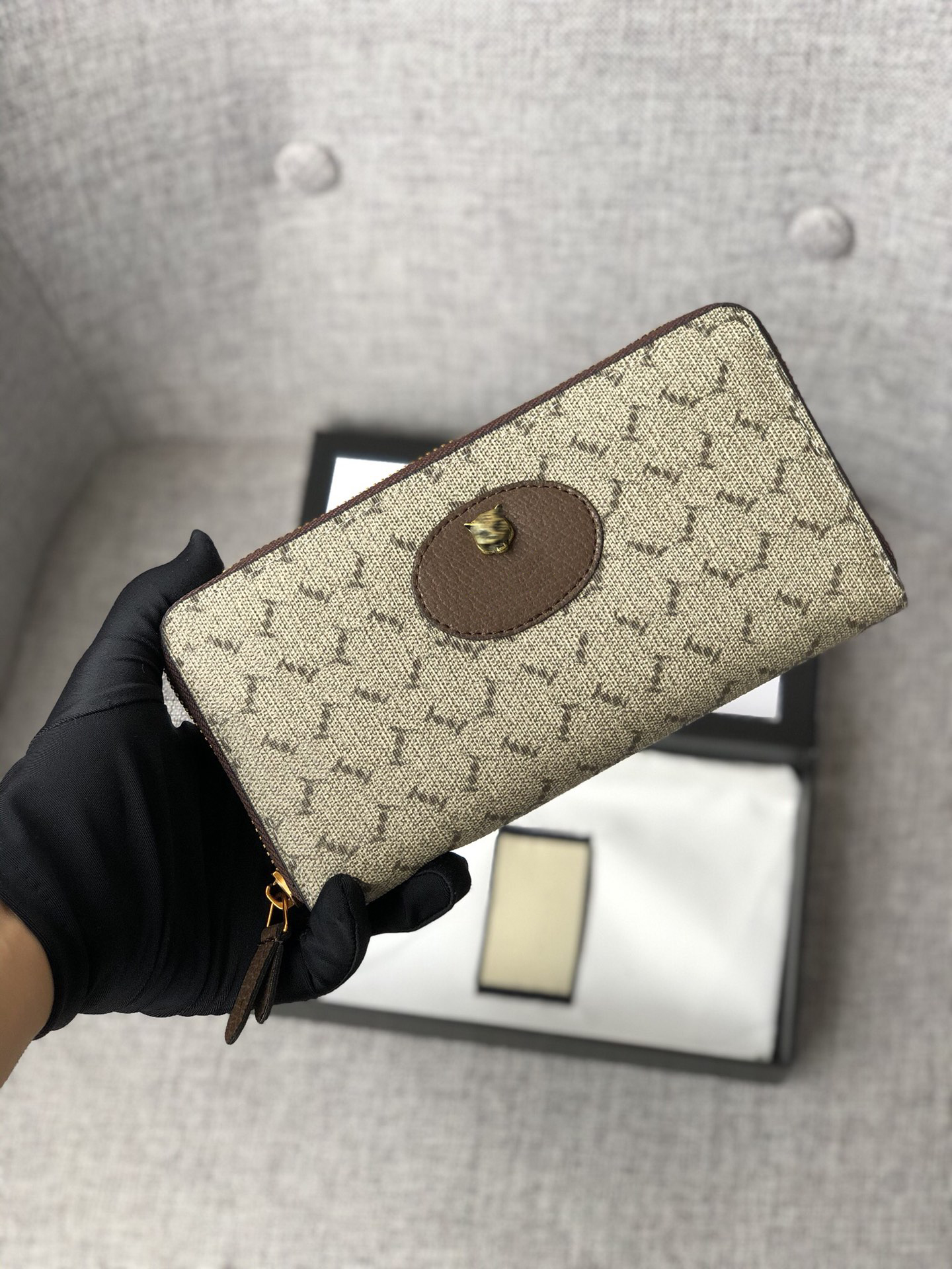 

Luxury Designers Classic Wallets Handbag Credit Card Holder Fashion Men And Women Leather Zipper Purse