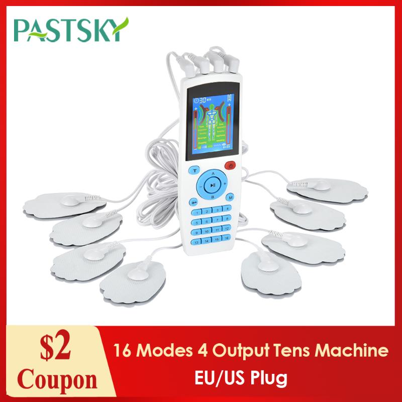 

16 Modes EMS Massage Tens Machine Physiotherapy Acupuncture Body Stimulation Muscle Massager Electric Digital pluse Therapy