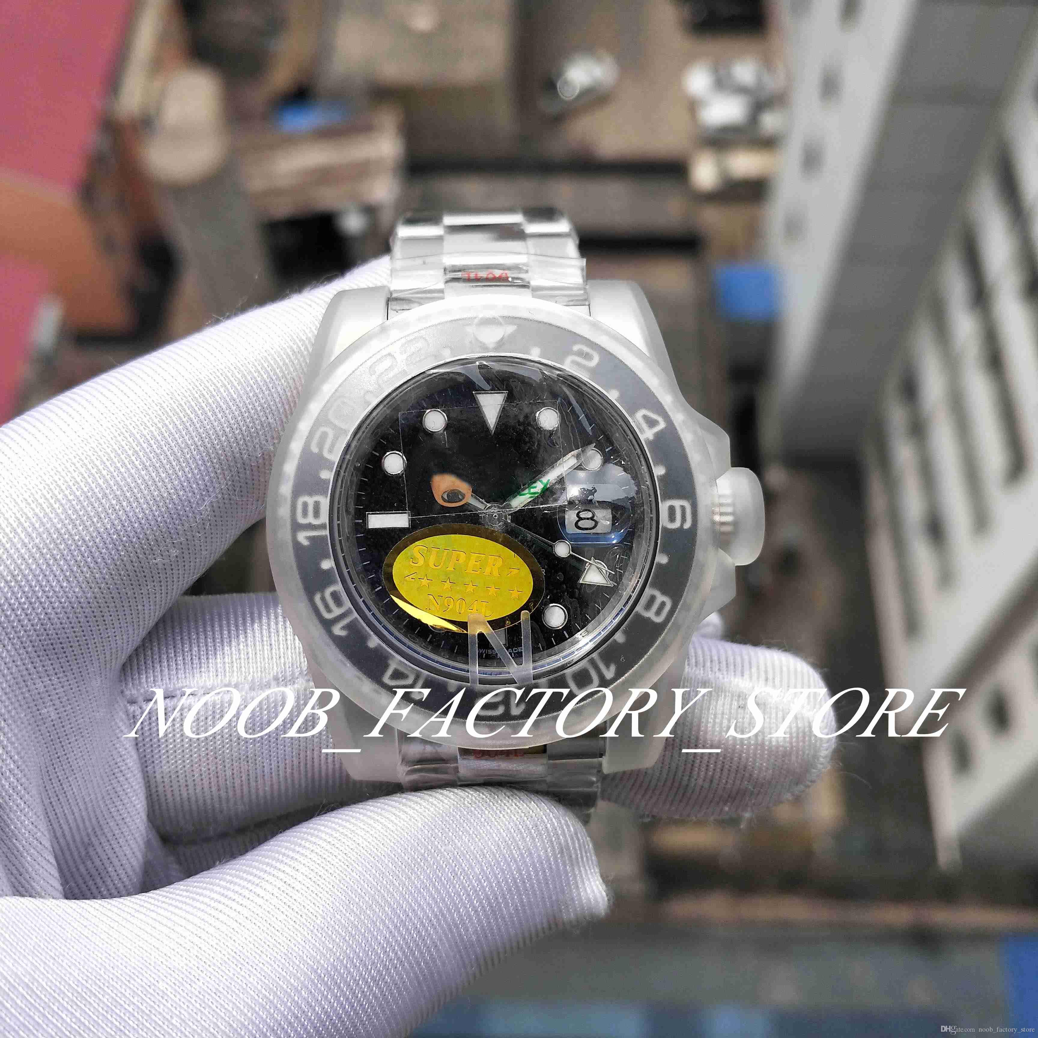 

2 Colors Super N Factory V10 Version Watch 40mm Cal.3186 Automatic Mechanical Movement 904L Ceramic bezel diving Men's Watch Watches, 01