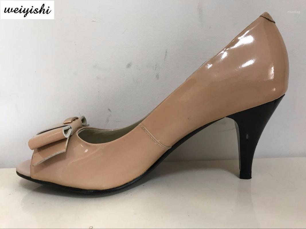 

2020 women new fashion shoes. lady shoes, weiyishi 0381, Khaki