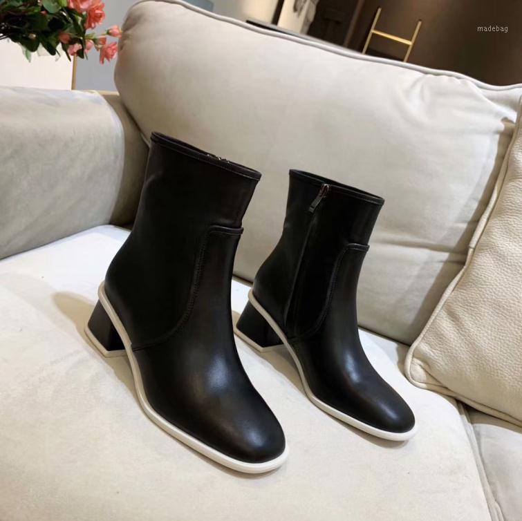 

Winter Boots Women Genuine Leather Ankle Boots High Heels Botas Mujer Luxury Shoes Women Botines Mujer 2020 Fashion Bottes Femme1, Sout for up