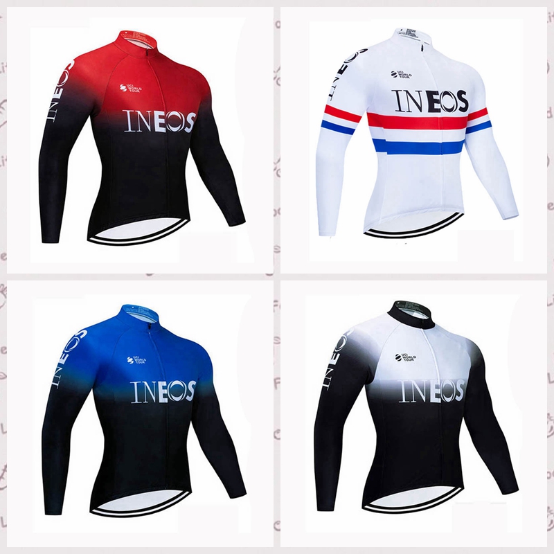 

INEOS Mens Bike team Cycling jersey Long Sleeve Cycling Shirts MTB Bike Clothing Outdoor Bicycle uniform Ropa Ciclismo S122204