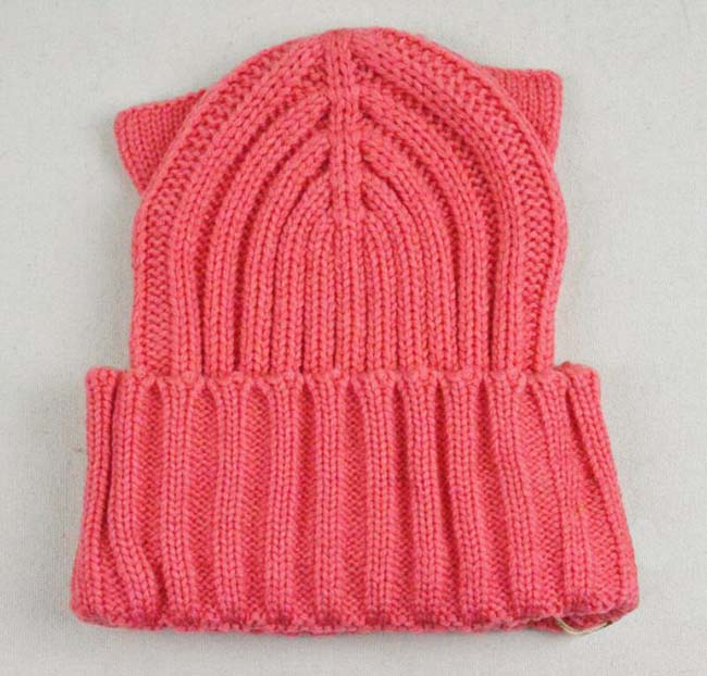 New Cat Ear Winter Women Beanies Knitted Hats Men Love Heart Bonnet Designer Beanie for Ladies 1m06 Warm Skull Cap