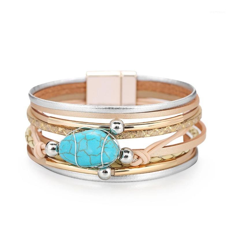 

Free shipping 2020 new style bracelet Bohemian folk wind multilayer leather beaded bracelet bangle HWASY1804 wholesale1