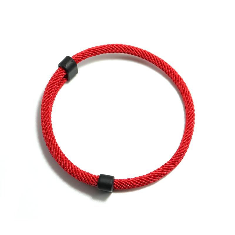 

Minimalist Handmade 4mm Milan Rope Bracelet Charms Resizable Red Braclet For Men Women BFF Lucky Armband Jewelry