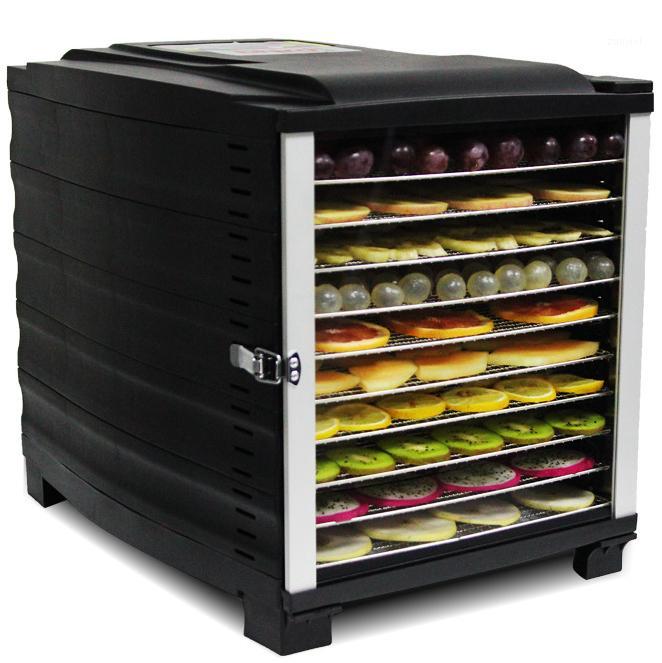 

10 Layers Stainless Steel Dryer Household Dehydrated Vegetables Meat Pet Snacks seafood Fruit Dry Machine 110v 220V1