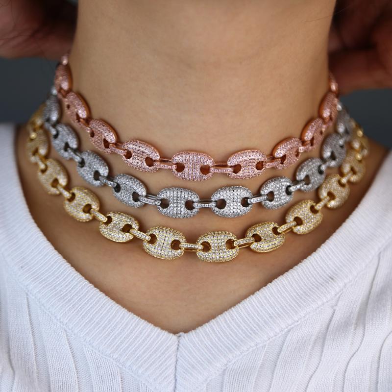 

2020 Luxury Design Fashion Female Cross Pendant Necklaces for Women 3 Color Shiny Jewelry