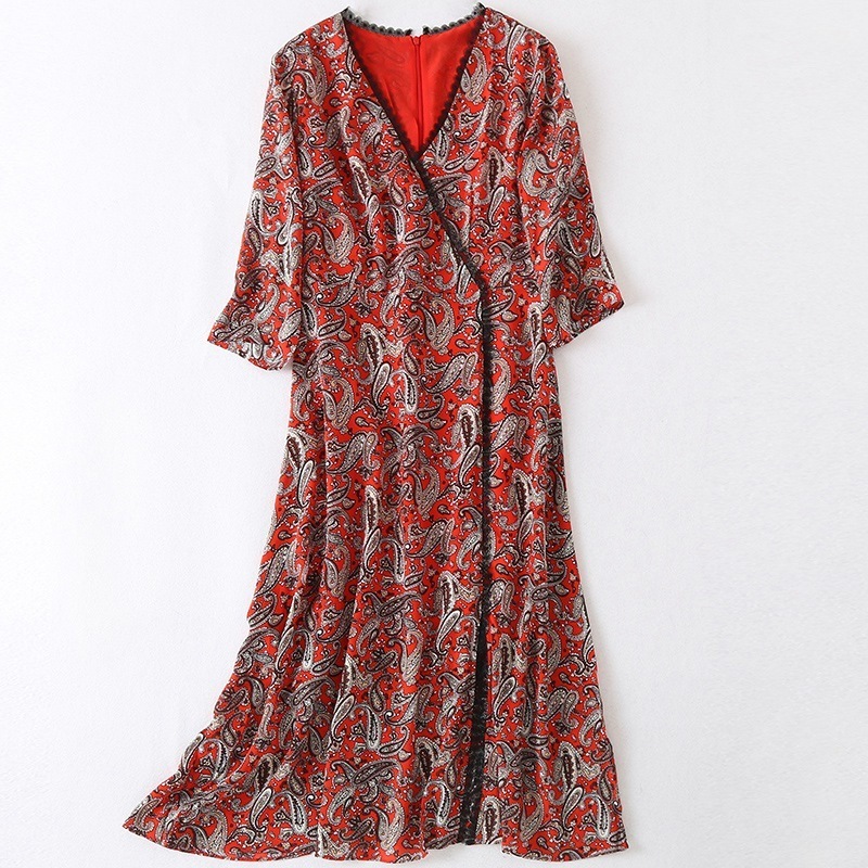 

2020 Silk Floral New 7 Minutes of Mango Dress Qmf6, See chart