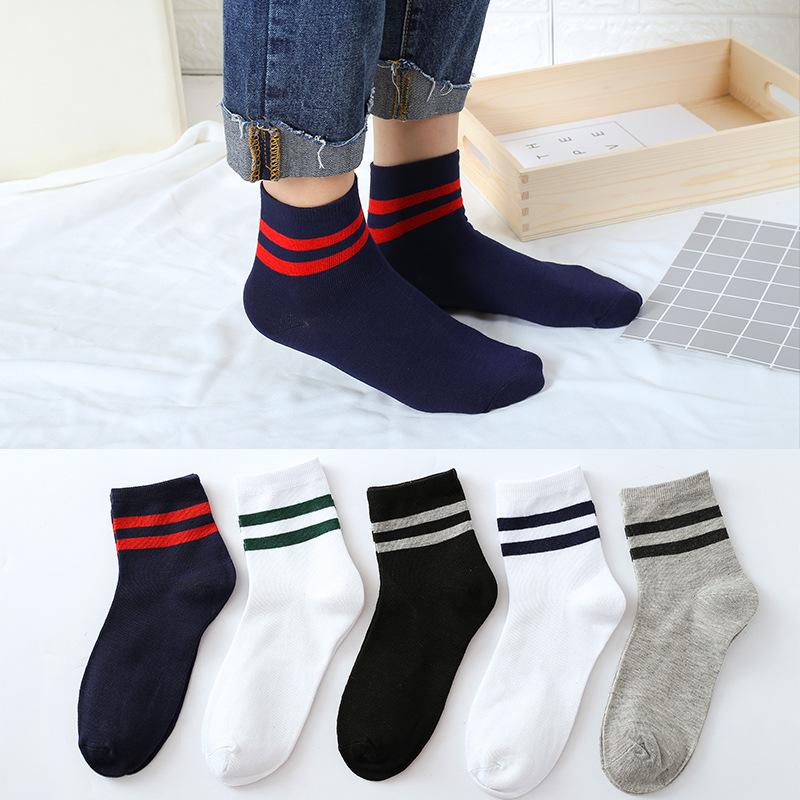 

10 Pairs Breathable Men's Socks Short Ankle Happy Socks Men Solid High Quality Male Boat Cotton Male Sock HOT SALE 2020