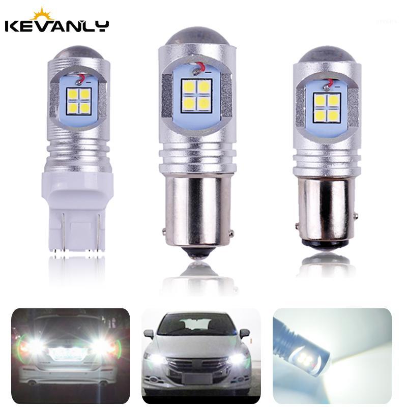 

2pcs P21W led P21/5W BAY15D T20 led 7443 W21/5W BA15S 1156 1157 3030 Chips 12SMD Car Reserve Lamps Auto Brake Light CANBUS1, As pic