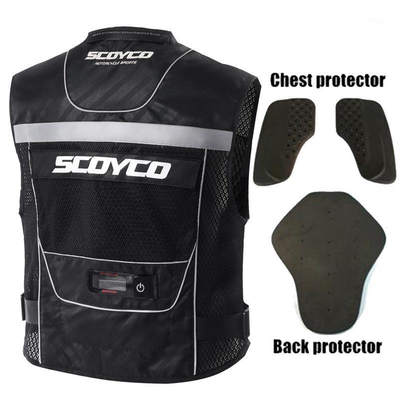 

SCOYCO Motorcycle Reflecting Racing protective Vest Reflective Safety Clothing Moto Security Motorbike With Led Light1