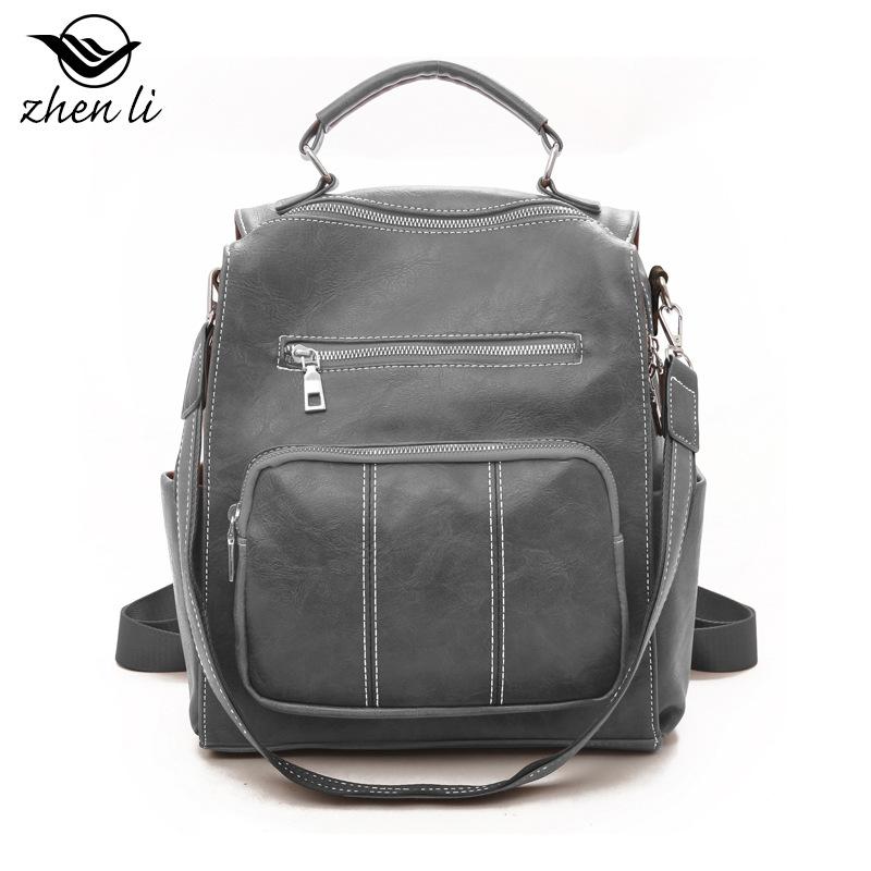 

Bag women's style women's double shoulder bag 2021 new Pu pillow, Black