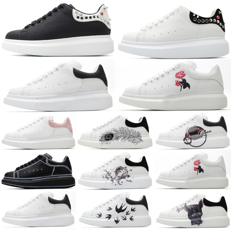 

with box top quality 2021 designer fashion espadrille mens women platform oversized sneaker shoes baskets sneakers 36-45 #587, Black