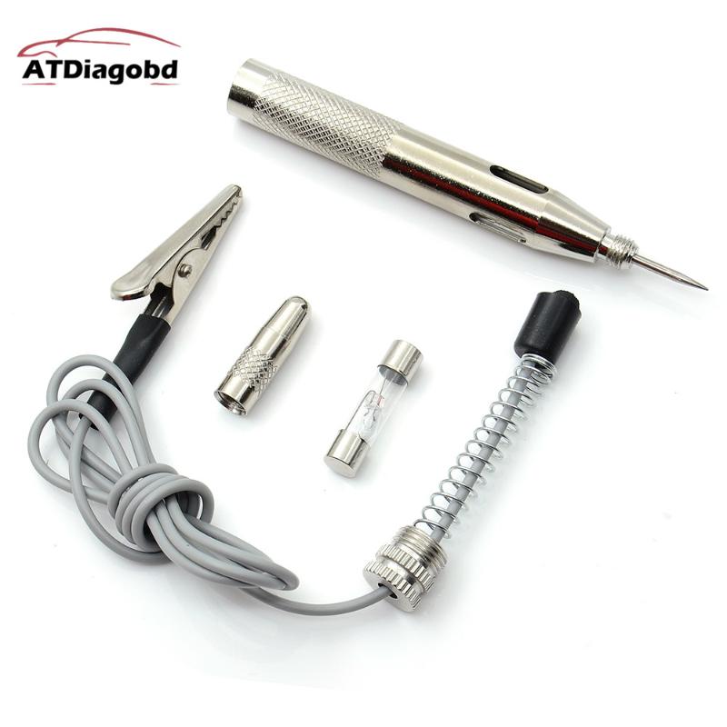 

1pcs Car Circuit Tester Probe Light System 6V-24V Test Probe Lamp Auto Light Lamp Voltage Test Pen Detector Copper