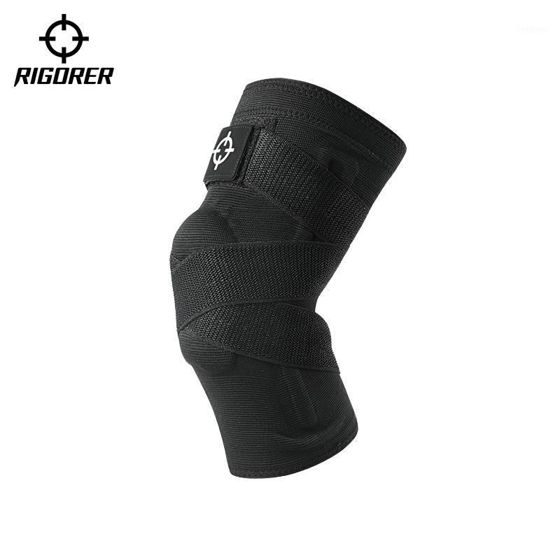 

RIGORER Kneepad Basketball Running Training Thin Meniscus Professional Joint Protection Sports Protective Equipment 1PCS1, Black