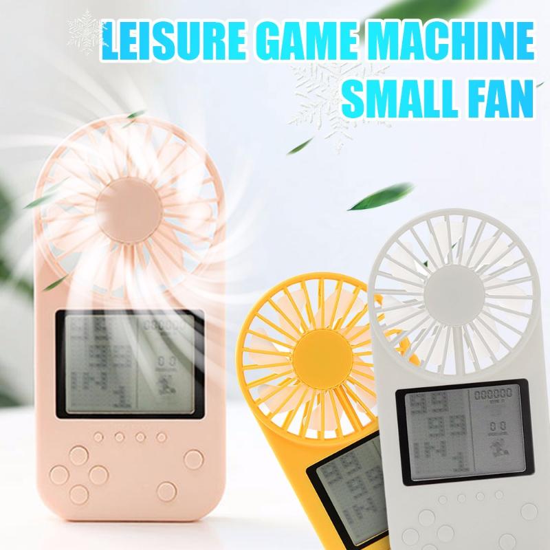 

Mini USB Rechargeable HandHeld Air Conditioner Summer Cooler Fan Game Console Creative portable Multifunctional kid game fan 512