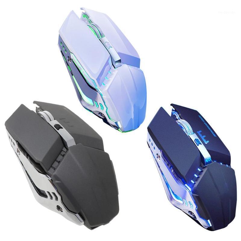 

2.4GHz USB Wireless Rechargeable Mechanical Gaming Mouse 7 Color Breathing Light 3 Gear DPI Adjustable Computer Laptop Mice1