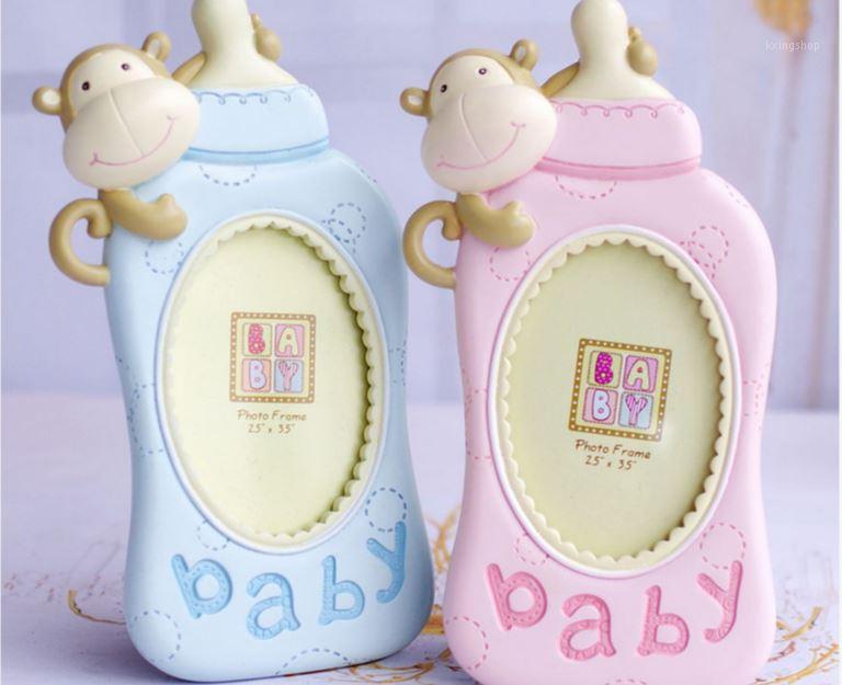 

Cartoon bottle frame Cute resin baby photo frame Creative Witness the growth of baby gifts1