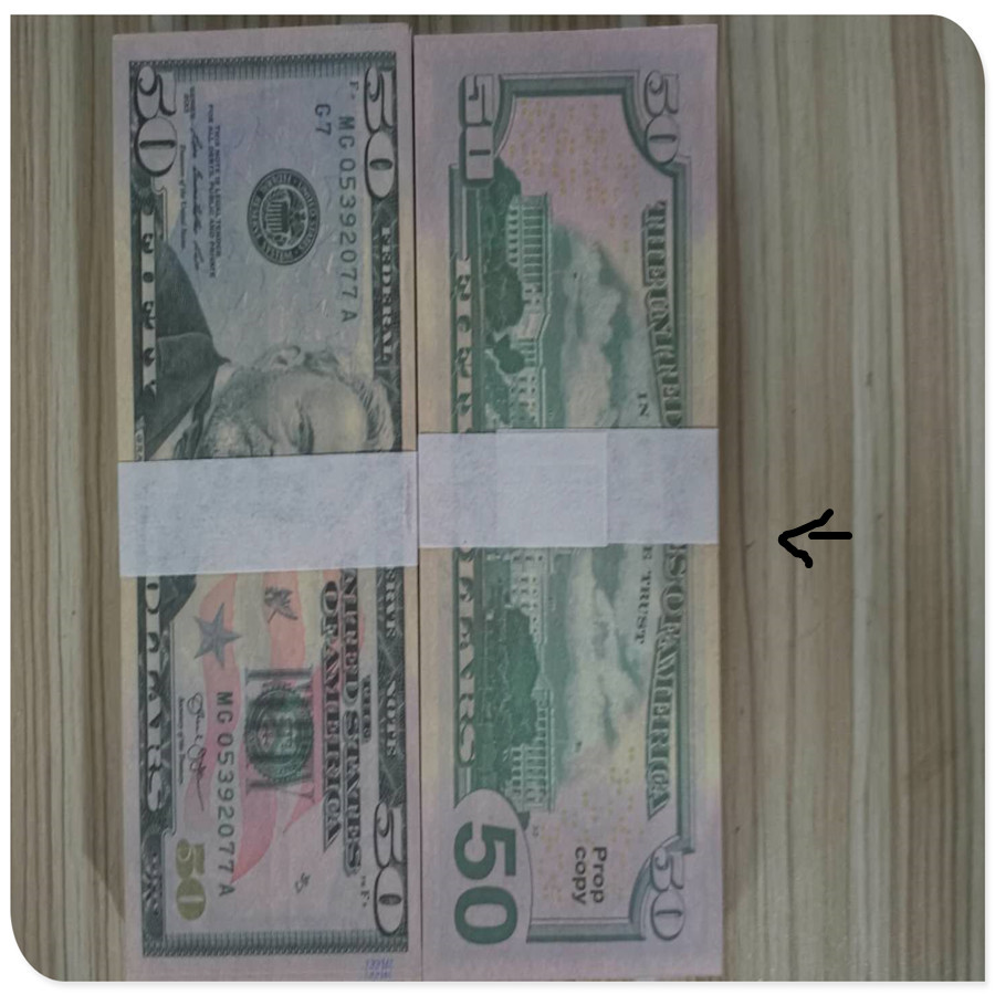 

Factory direct selling new products net celebrity banknotes coins 50 dollars children's simulation banknotes toy props