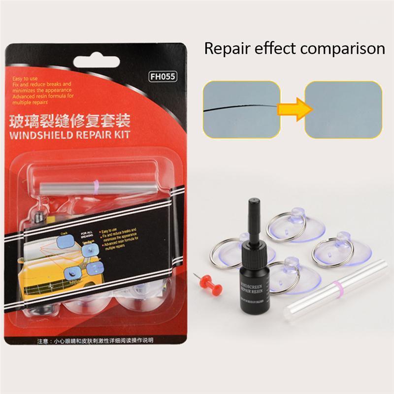 

Car Accessories Windshield Repair Agent Automotive Glass Repair Tool Set Auto Window Cleaner Glass Cleaning Tool TSLM21