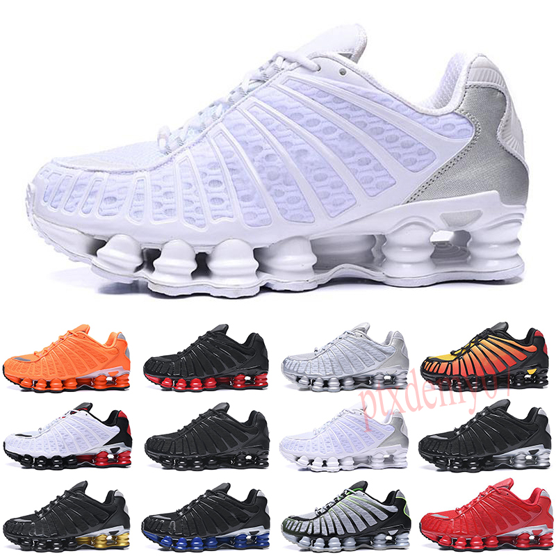 

fashion TL Athletic Shoes R4 Clay Orange Triple Black Blue Metallic Silver Sunrise University Red White mens trainers sports 40-46 P07, Normal size