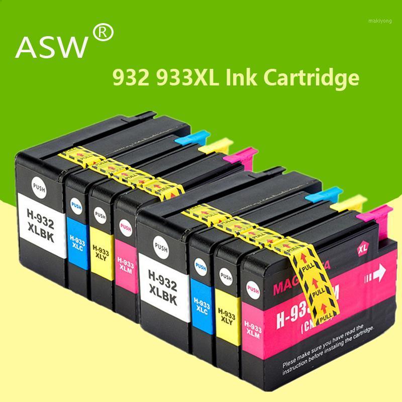 

ASW 8PK 932XL 933 for 932 933XL replacement Ink Cartridge for Officejet 6100 6600 6700 7110 7610 7612 Printer1