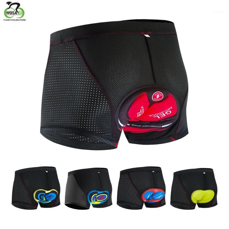 

WOSAWE Men's Upgrade Cycling Underwear Pro 5D GEL Breathable Pad Mountain Bike Elastic Shorts Shockproof Bicycle Underpants1