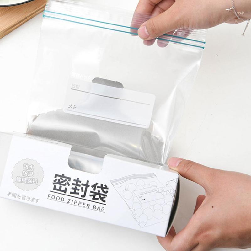 

10/20Pcs Dual Sealing Strip Reusable Thicken Fresh Keeping Storage Bag Kitchen Vacuum Fruit Storage Bags1