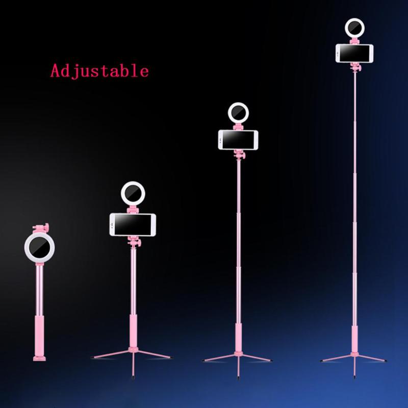 

100% Brand New High Quality Ring Light with Stand for Vlogging Video Make-up Selfie USB Powered Wireless Bluetooth Selfie Stick