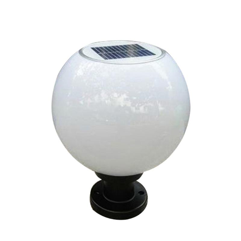 

LED 200MM Solar Wall Pillar Lamp Outdoor Round Round Light(White