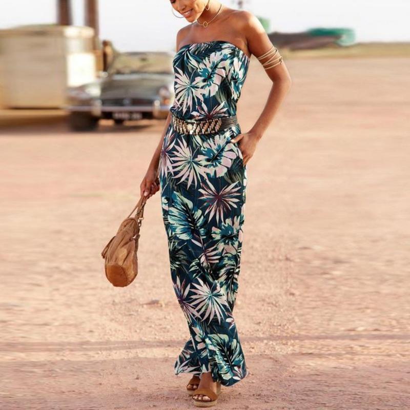 

Women Bohemian Dress 2020 Fashion Summer Sundress Ladies Casual Daily Vestidos Dresses Beach Party Robe Femme1