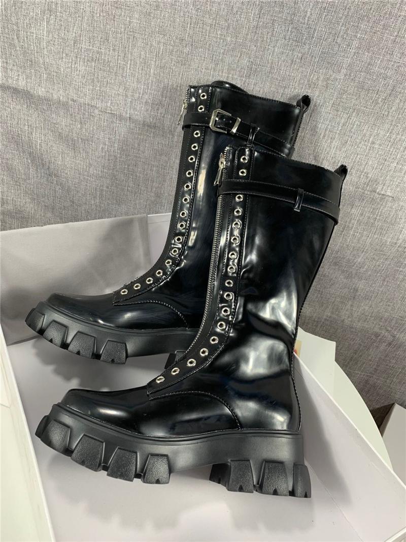 

Luxury Designer Brand Woman Long Tube Boots Fashion New Female Shoes Winter New Zapatos De Mujer Genuine Leather Top Quality1