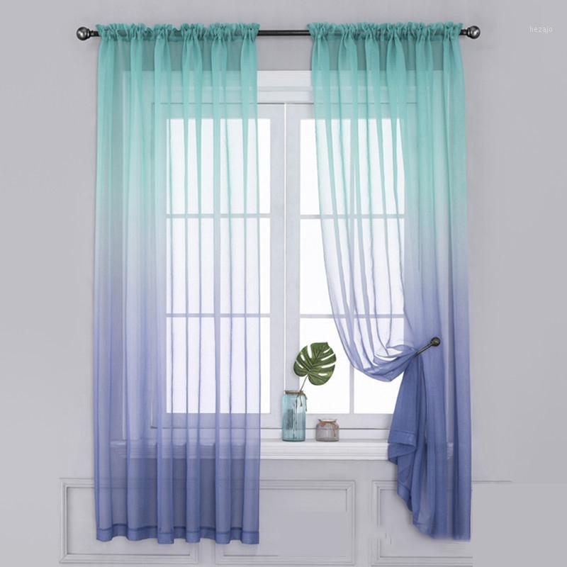 

Modern Color Curtains Gradient Screens for Balcony Blackout Curtains Living Room Kitchen Bathroom Window Treatments1
