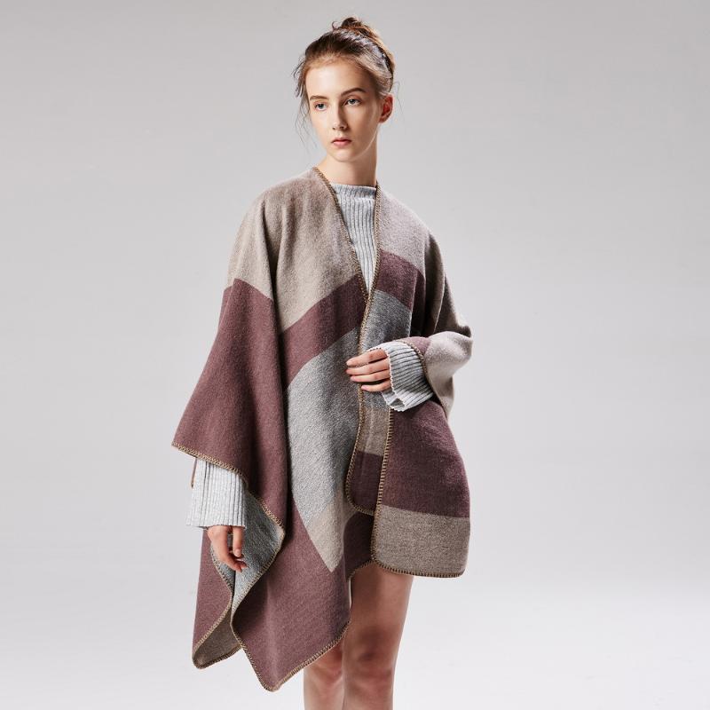 

Scarves 2021 High-End Winter Women's Jacquard Silver Shawl Long Thick Cloak Warm Soft Factory Direct Sales Scarfs For Ladies Luxury