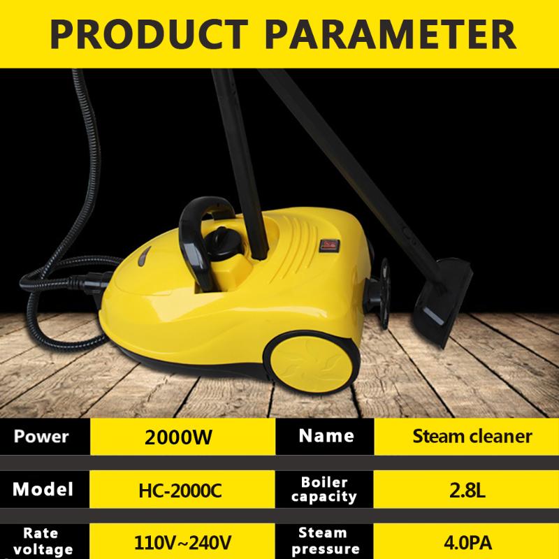 

2000W Comforday Multi Purpose Handheld Pressurized Steam Cleaner For Stain Removal/Carpets/Curtain/Car Seats/Kitchen Surface