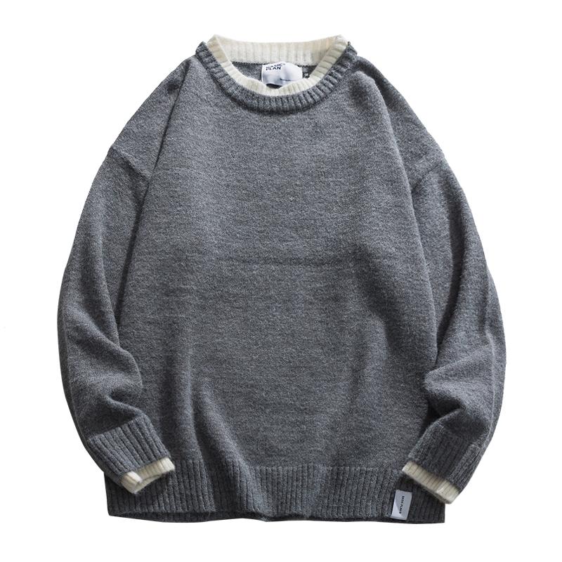 

Fashion Men Sweater Blouse Pullover Winter Free Shipping Korean Sweater Undefined Ropa Hombre Invierno Winter EA60MY, Black