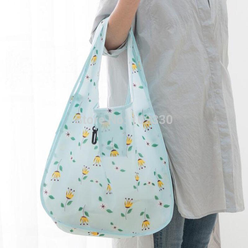

50pcs Reusable Folding Shopping Bag Women Collapsible Travel Grocery Pouch Portable Durable Tote Recycle Handbag